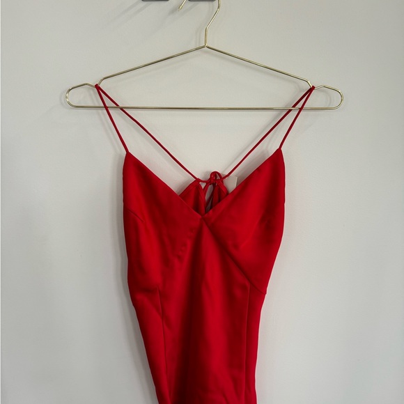 a new day Tops - Elegant Red Spaghetti Strap blouse